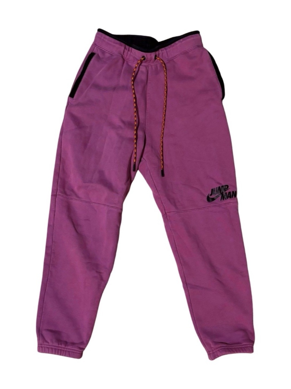 Nike Jordan Jumpman Purple Fleece Jogger Pants Men Adjustable Waist